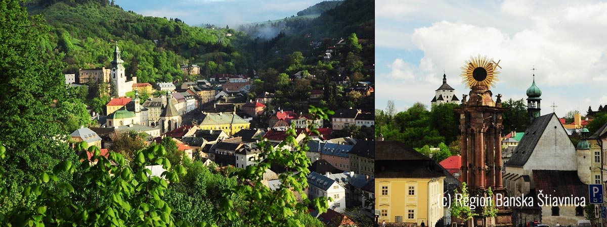 Námestie svätej Trojice - Banská Štiavnica - Slovensko