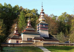 Drevený kostol Mikulášová - Skanzen Bardejov